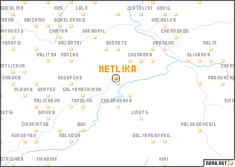 map of Metlika