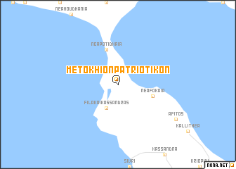 map of Metókhion Patriotikón