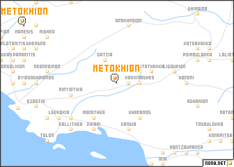 map of Metókhion