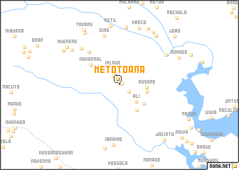 map of Metotoana