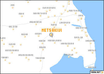 map of Metsakivi