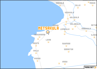 map of Metsaküla