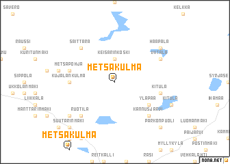 map of Metsäkulma