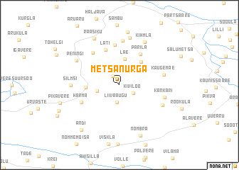 map of Metsanurga