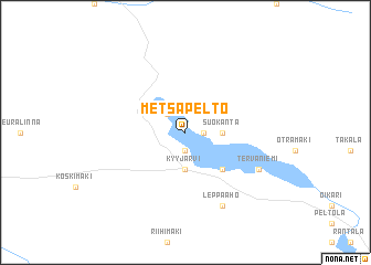 map of Metsäpelto