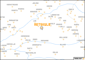 map of Metsküla