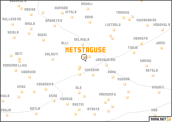 map of Metstaguse