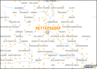 map of Mettersdorf