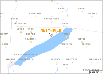 map of Metyavichi