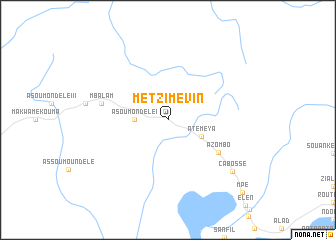 map of Metzimévin