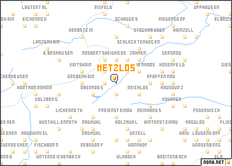 map of Metzlos