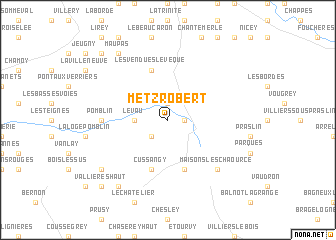 map of Metz-Robert