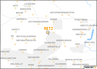 map of Metz