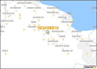 map of Meukobayu