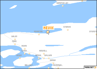 map of Mevik