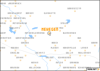 map of Mewegen