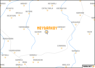 map of Meydanköy