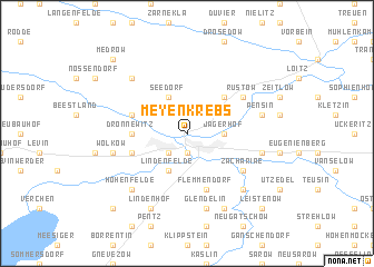 map of Meyenkrebs