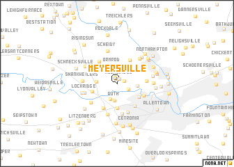 map of Meyersville