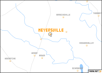 map of Meyersville