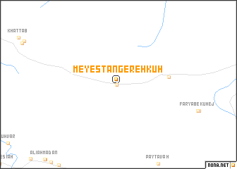 map of Meyestān Gereh Kūh