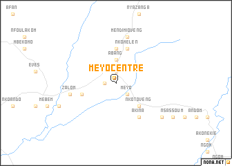 map of Meyo-Centre