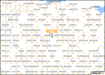 map of Méyoc