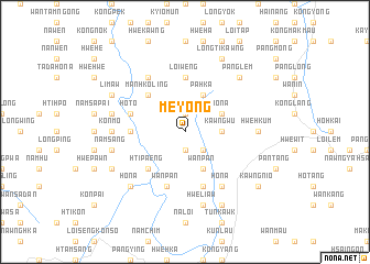 map of Me-yong