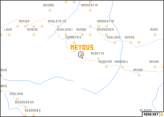 map of Méyous