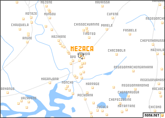 map of Mezaca