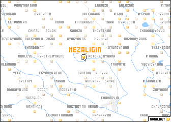 map of Mezaligin