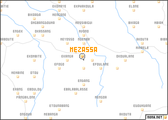 map of Mezassa