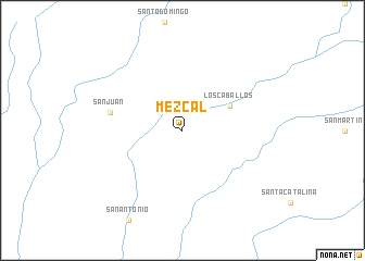 map of Mezcal