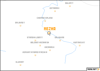 map of Mezha