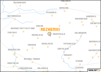 map of Mezheniki