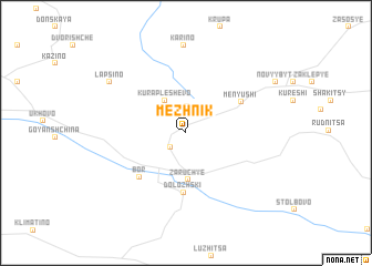 map of Mezhnik