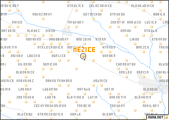 map of Mezice