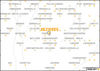 map of Mézières