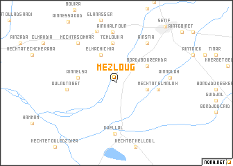map of Mezloug