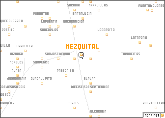 map of Mezquital