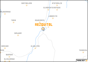map of Mezquital