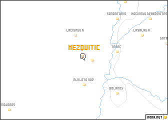 map of Mezquitic