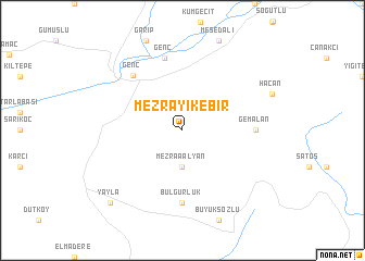 map of Mezrayıkebir