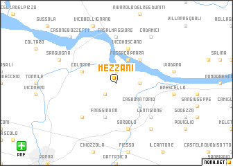 map of Mezzani