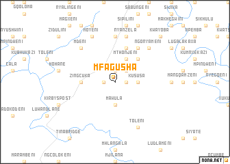 map of Mfagusha