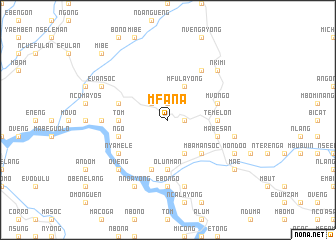 map of Mfaná
