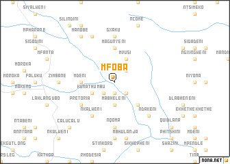 map of Mfoba