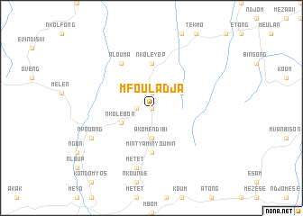 map of Mfouladja