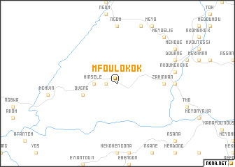 map of Mfoulokok