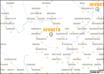 map of Mfranta